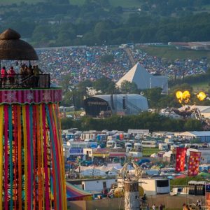 campervans at festivals